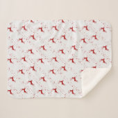 Sherpa Blanket (Small) - Christmas Pattern Sherpa Deken (Voorkant (horizontaal))