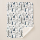 Sherpa Blanket (Small) - Winter Pattern Deken (Voorkant)