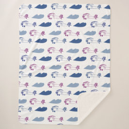 Sherpa Blanket Speelgoed Plane Sherpa Deken