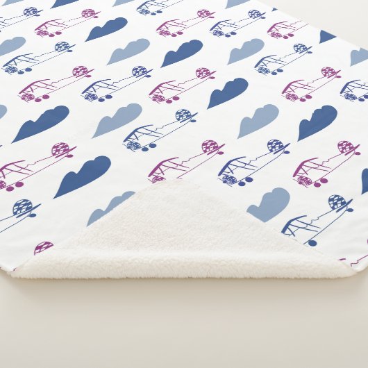 Sherpa Blanket Speelgoed Plane Sherpa Deken (3/4)