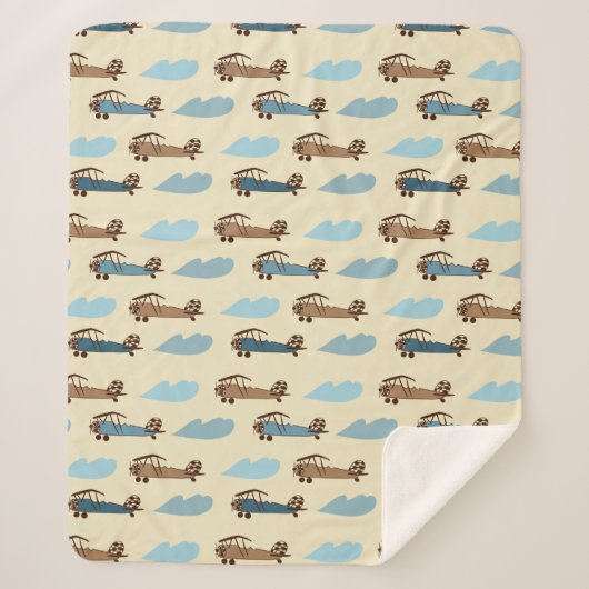 Sherpa Blanket Speelgoed-vliegtuig Sherpa Deken (Voorkant)