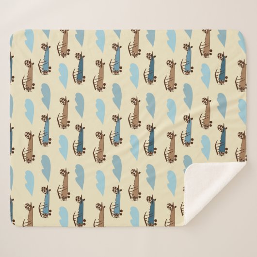 Sherpa Blanket Speelgoed-vliegtuig Sherpa Deken (Voorkant (horizontaal))