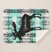 Sherpa Blanket-Yellowstone Moose Deken (Voorkant (horizontaal))