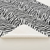 Sherpa Blanket-Zebra Print Sherpa Deken (3/4)