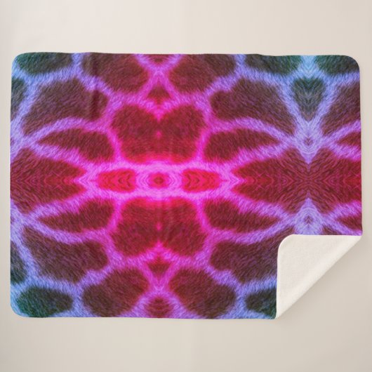 Sherpa Blanket Zebra Sherpa Deken (Voorkant (horizontaal))