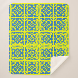 Sherpa deken, een elegant geometrisch patroon pp0p deken