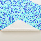 Sherpa Deken, een elegant klassiek stofpatroon Deken (3/4)