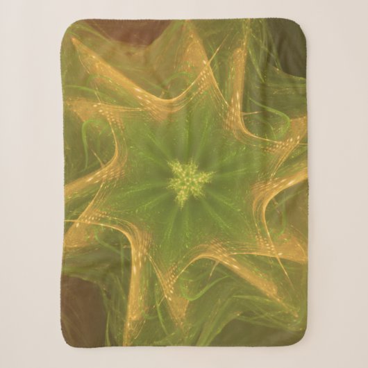Sherpa Deken Fractal Licht Groen Palet (Voorkant)