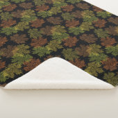 Sherpa deken-grote grootte-herfst bladeren deken (3/4)