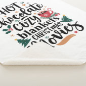 Sherpa deken Hete Chocolade & Kerstsfeer (3/4)
