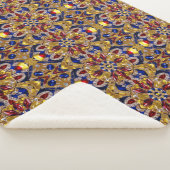 Sherpa Deken met Colombia Kleuren Ontwerp (3/4)
