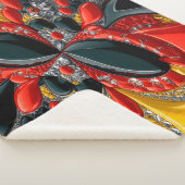 Sherpa Deken met Duitsland Kleuren Design (3/4)