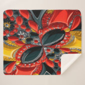 Sherpa Deken met Duitsland Kleuren Design (Voorkant (horizontaal))