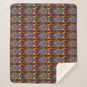 Sherpa Deken met LGBTQ Kleuren Ontwerp