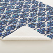 Sherpa Deken met Schots Thistles Design (3/4)