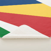 Sherpa Deken met Seychellen Kleuren Design (3/4)