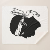 Sherpa Deken met vlag van Corsica (Voorkant (horizontaal))