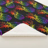 Sherpa Deken Regenboog Ananas (3/4)