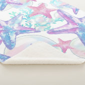 Sherpa Deken Roze Zeester Patroon (3/4)