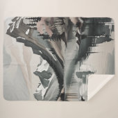 Sherpa deken T-SHIRT Mountain Lake Scene afbeeldin (Voorkant (horizontaal))