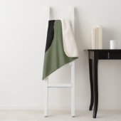 SHERPA DEKEN - T VOGEL ONTWERP - GROEN/ZWART (In situ)