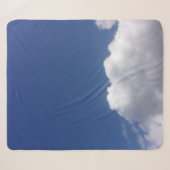 Sherpa deken WOLKEN ONTWERP (Voorkant (horizontaal))