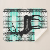 Sherpa Deken-Yellowstone Herten Sherpa Deken (Voorkant (horizontaal))