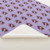 Sherpa deken Zacht – Boeket van Violetten (3/4)