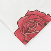 Sherpa Dekens rode bloemen (Hoek)