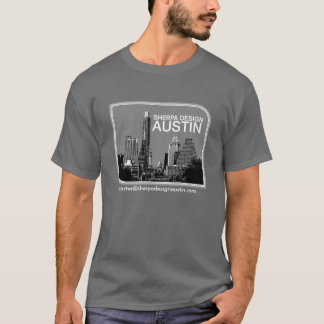 sherpa design austin t-shirt