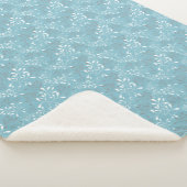 Sherpa Fleece Blanket - Bladeren van bladeren Deken (3/4)