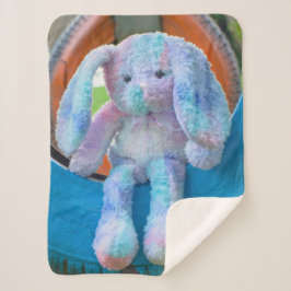 sherpa fleece blanket cute rabbit sherpa deken