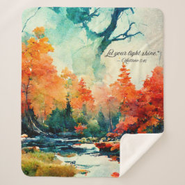 Sherpa Fleece Blanket Deken