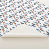 Sherpa Fleece Blanket - Multikleurenveren Sherpa Deken (3/4)