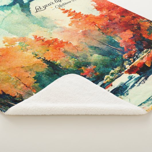 Sherpa Fleece Blanket Sherpa Deken (3/4)