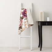 Sherpa Fleece Blanket - Summer Blossom Design Sherpa Deken (In situ)