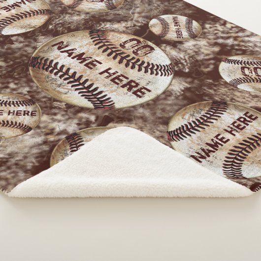 Sherpa Fleece Persoonlijke Baseball Blankets Sherpa Deken (3/4)