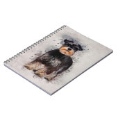 Sherpa Fleece |Schnauzer Comfy Cozy Fleece Notitieboek (Linkerzijde)