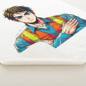 Sherpa-Fleecedecke mit Manga-Sicherheitsfachmann Sherpa Deken (3/4)