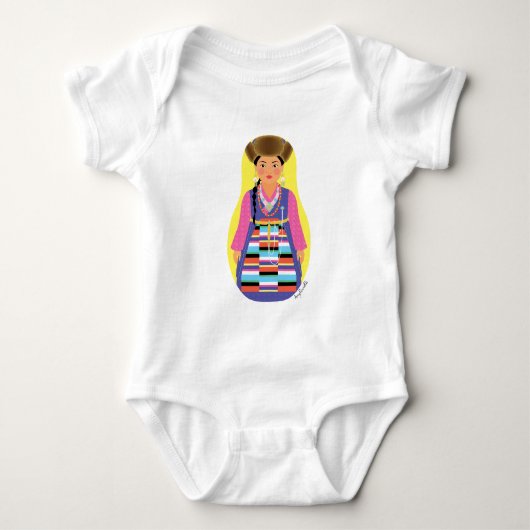 Sherpa Matroesjka Romper (Voorkant)
