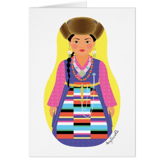 Sherpa Matryoshka Kaart (Voorkant)