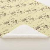 Sherpa Throw Blanket-Medium Chicken Boerderij (3/4)