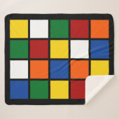 Sherpadecke "Quadro" Sherpa Deken (Voorkant (horizontaal))