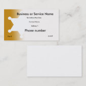 sherriff badge 2, bedrijfs- of servicenaam, toevoe visitekaartje (Voorkant / Achterkant)