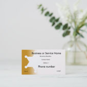 sherriff badge 2, bedrijfs- of servicenaam, toevoe visitekaartje (Staand voorkant)