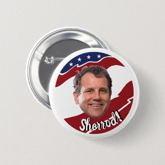 Sherrod Brown 2020 Ronde Button 5,7 Cm (Voorkant /achterkant)