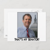 Sherrod Brown, dat is mijn senator. Briefkaart (Voorkant / Achterkant)