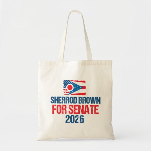 Sherrod Brown for Senate 2026 Election Tote Bag (Voorkant)