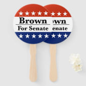 Sherrod Brown opnieuw verkozen in de Amerikaanse S Handwaaier (Voorkant en achterkant)