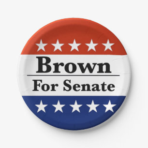Sherrod Brown opnieuw verkozen in de Amerikaanse S Papieren Bordje